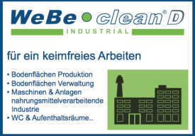 WeBe clean D keimfreies Arbeiten
