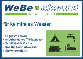 WeBe clean D Wasser